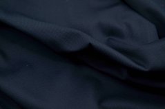 Tkanina bavlna elastan polyester tmavo modrá
