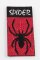 Nažehľovacia záplata - Spider-Man - rozmer 4,5 cm x 2 cm - červená, čierna, biela