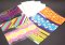 Set of colors with thermal stickers for Easter eggs - 5 colors, 6 stickers