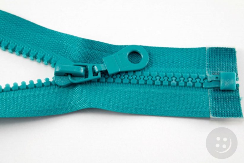 Dělitelný kostěný zip - délka (30 - 95 cm) - různé barvy