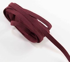 Colored rubber band - burgundy - width 0.7 cm