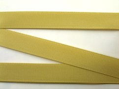 Rypsová stuha - béžová - šířka 1,7 cm