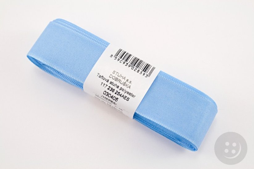 Heaven blue taffeta ribbon No. 405,443