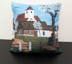 Povlak na polštářek se zipem - Josef Lada - Májová noc