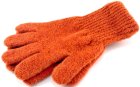 Knitted winter gloves