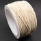 Thin round elastics - cream - diameter 0,12 cm