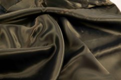 Viscose lining - golden blue with effect