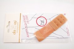 Vkládací podprsenkový prodlužovač obvodu - tělová - délka 11,5 cm - rozteč háčků 1 cm
