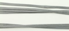 Textilní dutinka - středně šedá - šířka 0,4 cm