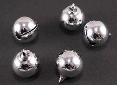 Rolnička - stříbrná - průměr 1,3 cm