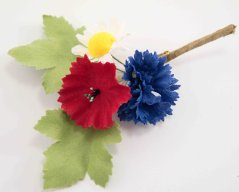 Hodová kytička - odvedenecká - rozměr 14 cm