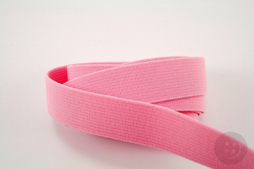 Gummiband - pink - Breite 2,5 cm