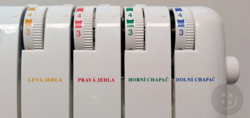 Overlockový stroj LADA 700D + 5 kusů patek navíc