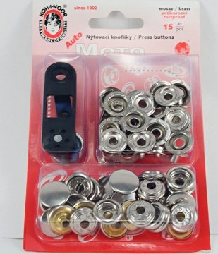 Metal snaps - press fasteners