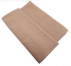 Luxury waffle tea towel - beige - size 50 cm x 70 cm