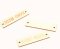 Sew-on wooden tag HAND MADE - light wood - diameters 5 cm x 1.2 cm