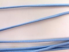 Thick round elastics - Light blue - diameter 0,3 cm