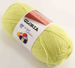 Priadza Gloria - jabĺčkovo zelená 53744