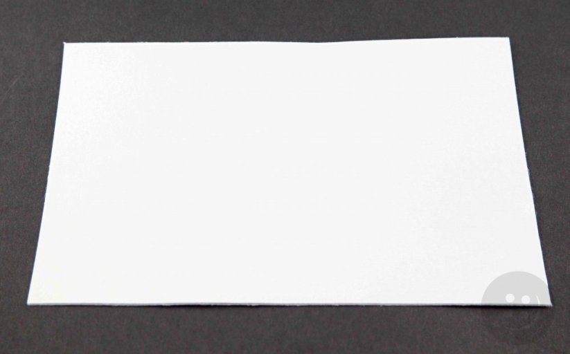 Self-adhesive leather patch - White - dimensions 16 cm x 10 cm