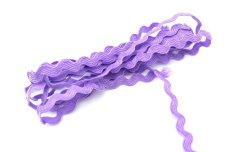 Textilschlange - lila - Breite 0,7 cm