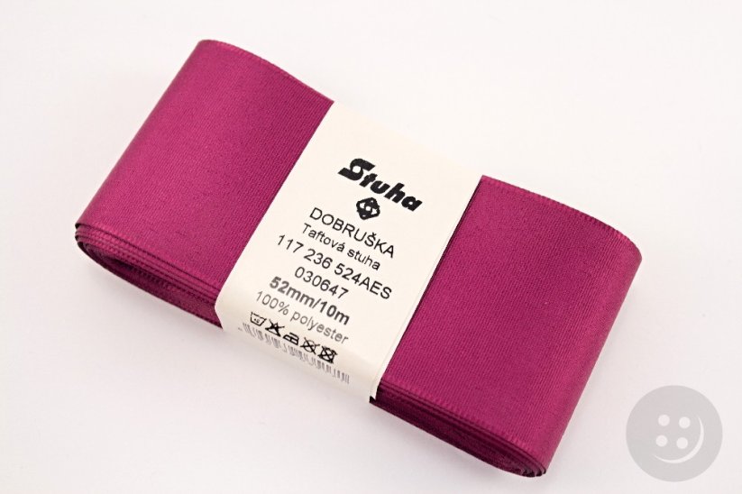 Taftband dunkel pink Nr. 647