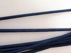 Thick round elastics - dark blue - diameter 0,3 cm