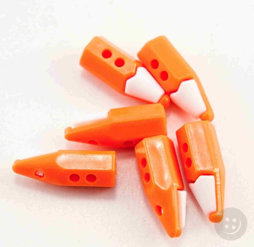 Buttons in the shape of a pencil - length 1.5 cm - 11 colors