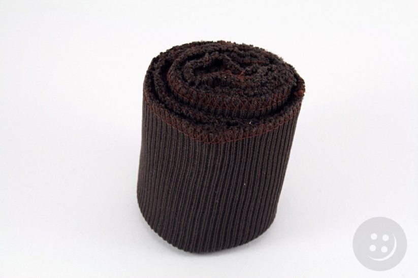 Elastic rib knit kit - brown