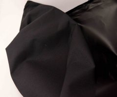Kočíkovina - čierna - šírka 150 cm
