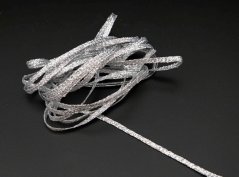 Lurex cord silver - width 0.35 cm