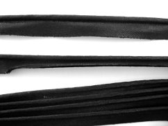 Paspalband - Satin - schwarz - Breite 1,4 cm