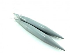 Thic circular needles with a string length of 80 cm - size 15