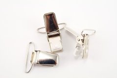 Kovový trakový záves - strieborná - prievlak 3 cm