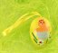 Veľkonočné vajíčka s kuriatkami a mašličkou - oranžová, zelená, žltá