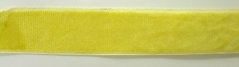 Zamatová stuha - žltá - šírka 2,7 cm