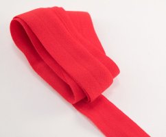 Lemovací pruženka - červená matná - šířka 2 cm