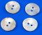Pearl oyster shell button - diameter 1.8 cm