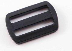 Plastikschieber - schwarz - Duchmesser 3 cm