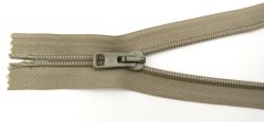 Grey-green spiral zipper no. 5, length 16 cm Grey-green spiral zipper no. 5, length 16 cm