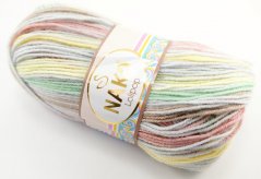 Yarn Lolipop - gray and light pastel colors 82846
