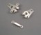 Trouser hook - silver - dimensions 2.1 cm x 2 cm