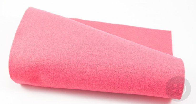 Fabric decorative felt - pink