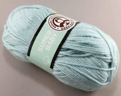 Příze Super baby - vintage mentolová 135