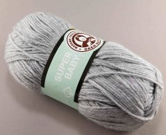 Příze Super baby - světle šedá 007