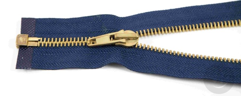 Dělitelný kovový mosazný zip č.5 více barev - délka (30 - 85 cm)