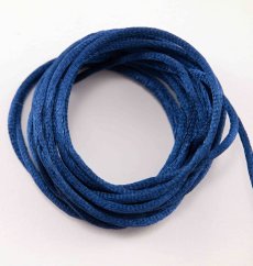 Satin cord - dark blue - diameter 0.2 cm