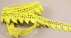 Guipure lace trim - light green - width 1,8 cm