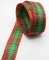 Weihnachtsband - rot, grün, gold- Breite 2,5 cm