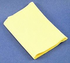Polyester knit - light yellow - dimensions 16 cm x 80 cm