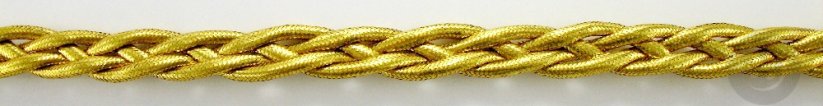 Metallic gimp braid trim - gold - width 1 cm